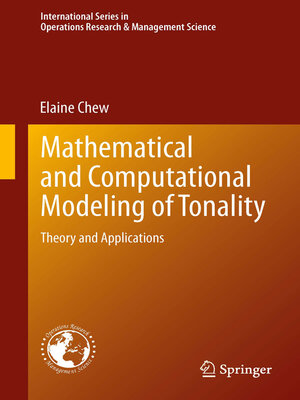 cover image of Mathematical and Computational Modeling of Tonality